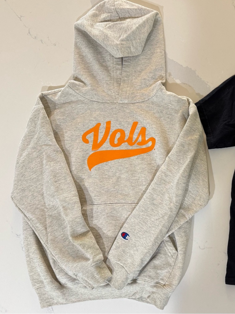 Lot: Boys Medium Tenn Vols Champion Gray Hoodie and National Champs Tee
